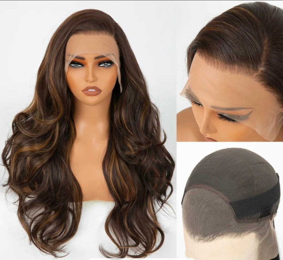 Aurelina - Piano Wavy 13x4 Lace Frontal Wig